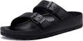 Women's EVA Pool Slide Sandals - Waterproof Buckle Straps with Medium Arch Support for Beach and Home Wear - 7