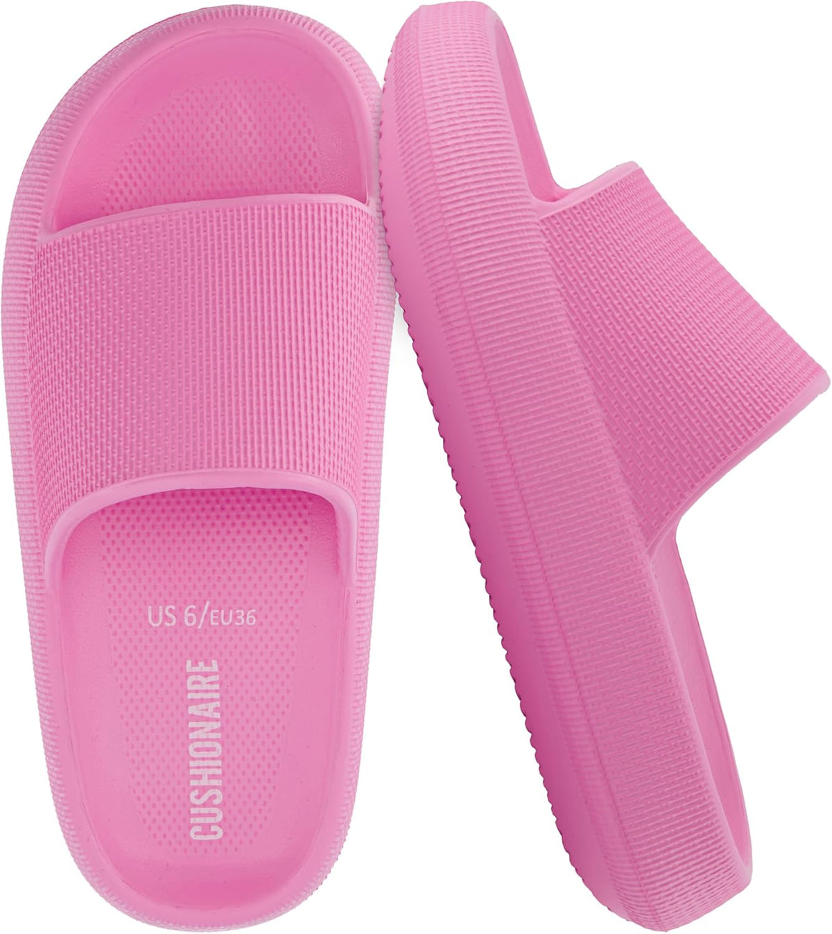 Women's Cloud Slide Sandals - Thick Moulded EVA Sole for Indoor, Shower and Beach Wear - 8